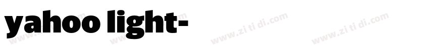 yahoo light字体转换 yahoo light字体转换